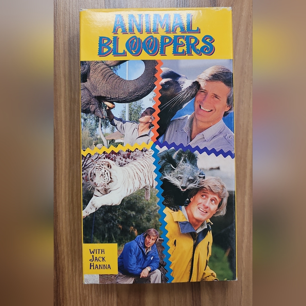 Animal Bloopers VHS with Jack Hanna